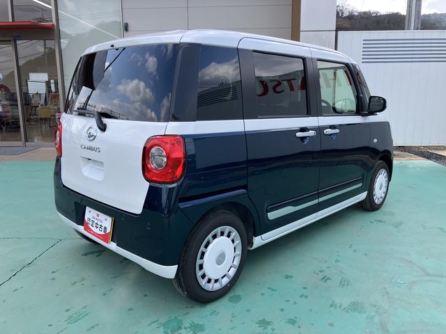 ムーヴキャンバスストライプスＧターボスマキー　ターボエンジン　キーフリーシステム　エアバック　ＡＢＳ（山口県）の中古車