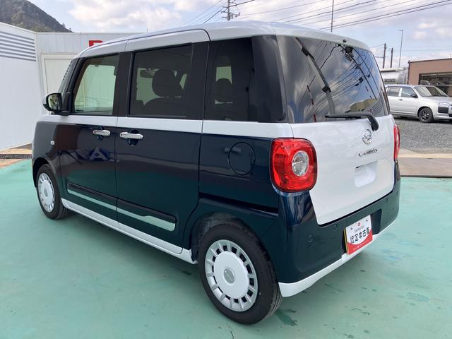 ムーヴキャンバスストライプスＧターボスマキー　ターボエンジン　キーフリーシステム　エアバック　ＡＢＳ（山口県）の中古車