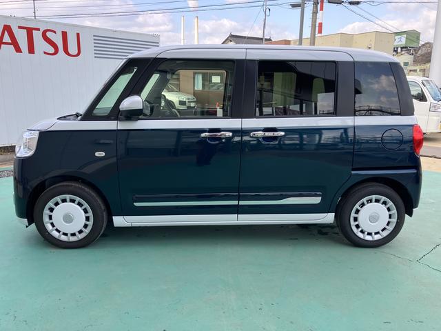 ムーヴキャンバスストライプスＧターボスマキー　ターボエンジン　キーフリーシステム　エアバック　ＡＢＳ（山口県）の中古車