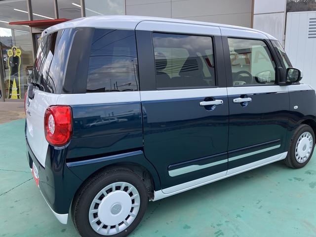 ムーヴキャンバスストライプスＧターボスマキー　ターボエンジン　キーフリーシステム　エアバック　ＡＢＳ（山口県）の中古車