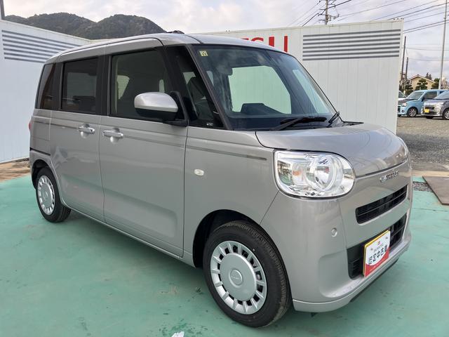 ムーヴキャンバスセオリーＸキーフリーシステム　スマートキー　ＡＢＳ　ブレーキサポート　Ｗエアバック　電動格納式ドアミラー　オートライト　アイドリングストップ　盗難防止　衝突安全ボディ　ハイビームアシスト　車線逸脱警報装置（山口県）の中古車