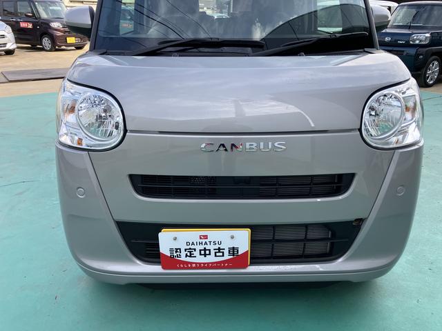 ムーヴキャンバスセオリーＸキーフリーシステム　スマートキー　ＡＢＳ　ブレーキサポート　Ｗエアバック　電動格納式ドアミラー　オートライト　アイドリングストップ　盗難防止　衝突安全ボディ　ハイビームアシスト　車線逸脱警報装置（山口県）の中古車