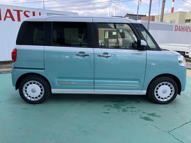 ムーヴキャンバスストライプスＧインテリキー　キーフリー　エアバック　ＡＢＳ（山口県）の中古車