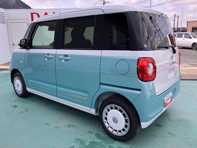 ムーヴキャンバスストライプスＧインテリキー　キーフリー　エアバック　ＡＢＳ（山口県）の中古車