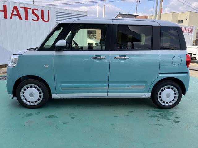 ムーヴキャンバスストライプスＧインテリキー　キーフリー　エアバック　ＡＢＳ（山口県）の中古車