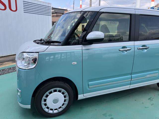 ムーヴキャンバスストライプスＧインテリキー　キーフリー　エアバック　ＡＢＳ（山口県）の中古車