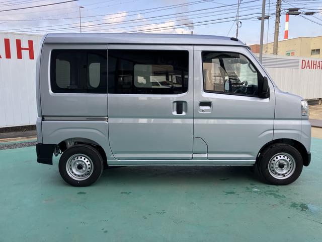 ハイゼットカーゴＤＸ運転席エアバッグ　ＡＢＳ　アイドリングストップ車　盗難防止システム　安全ボディ　両側スライドドア　デュアルエアバッグ　オートライト　オートマチックハイビーム　レーダーブレーキサポート　車線逸脱（山口県）の中古車