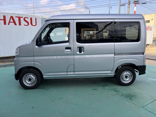 ハイゼットカーゴＤＸ運転席エアバッグ　ＡＢＳ　アイドリングストップ車　盗難防止システム　安全ボディ　両側スライドドア　デュアルエアバッグ　オートライト　オートマチックハイビーム　レーダーブレーキサポート　車線逸脱（山口県）の中古車