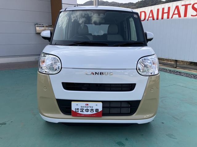 ムーヴキャンバスストライプスＸスマートキ　キーフリー　ＡＢＳ　エアバック（山口県）の中古車