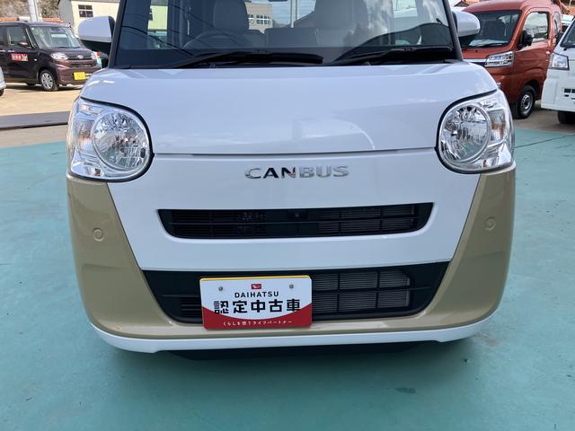 ムーヴキャンバスストライプスＸスマートキ　キーフリー　ＡＢＳ　エアバック（山口県）の中古車