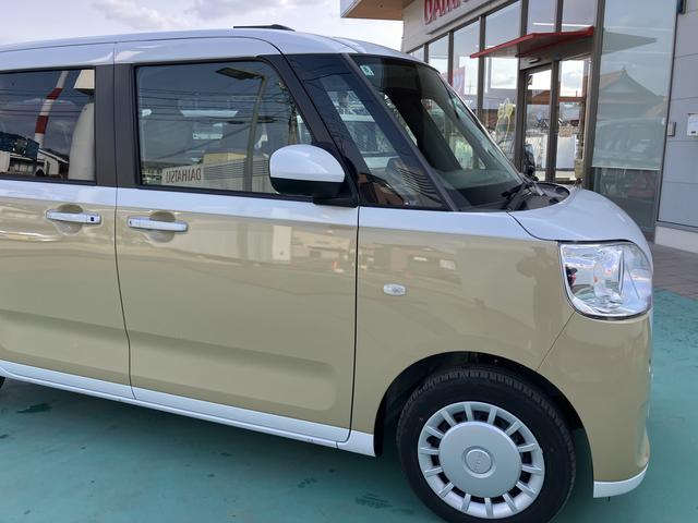 ムーヴキャンバスストライプスＸスマートキ　キーフリー　ＡＢＳ　エアバック（山口県）の中古車
