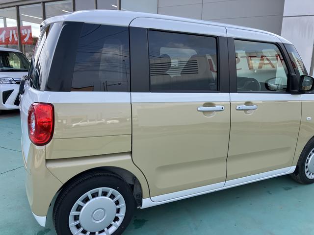 ムーヴキャンバスストライプスＸスマートキ　キーフリー　ＡＢＳ　エアバック（山口県）の中古車