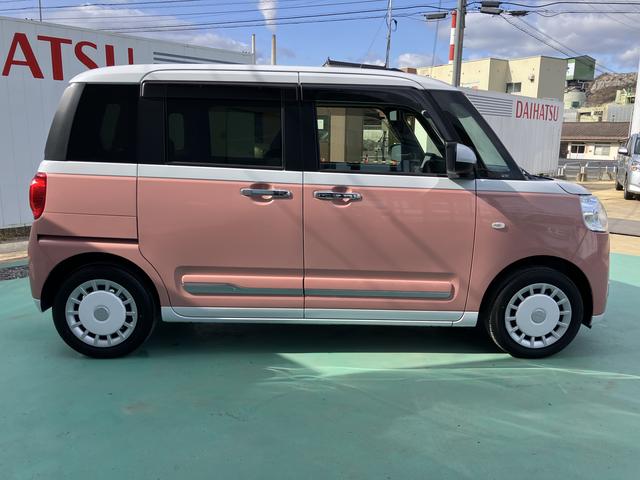 ムーヴキャンバスストライプスＧインテリキー　キーフリー　ワンオーナー　エアバック　ＡＢＳ　点検記録簿付（山口県）の中古車