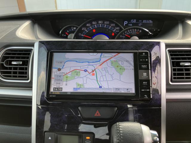 タントカスタムＲＳ　トップエディションＳＡIII記録簿有　キーフリー　ナビ＆ＴＶ　ＥＴＣ　ワンオーナー　ＡＢＳ　アルミホイール　エアバッグ　スマートキーシステム　ターボモデル（山口県）の中古車