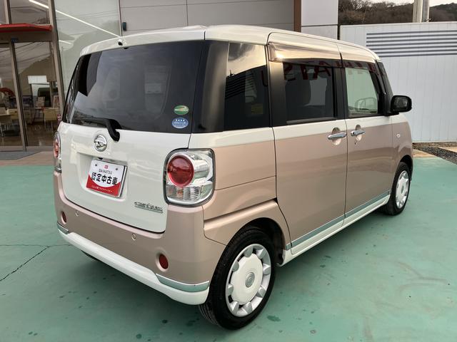 ムーヴキャンバスＧメイクアップ　ＳＡIIIナビ　エアバッグ　キーフリー　ＡＢＳ　記録簿　Ｓキー　ナビ付き　Ａライト　電動格納ミラー　イモビ　ワンオーナー車　ｉ−ｓｔｏｐ　オートマチックハイビーム　ＬＥＤ　車線逸脱警報　衝突安全ボディ（山口県）の中古車