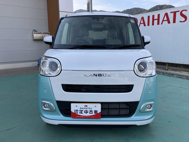 ムーヴキャンバスストライプスＧインテリキー　キーフリー　エアバック　ＡＢＳ（山口県）の中古車