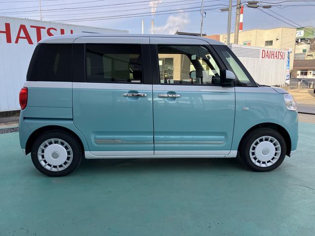 ムーヴキャンバスストライプスＧインテリキー　キーフリー　エアバック　ＡＢＳ（山口県）の中古車