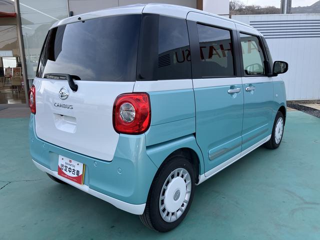 ムーヴキャンバスストライプスＧインテリキー　キーフリー　エアバック　ＡＢＳ（山口県）の中古車