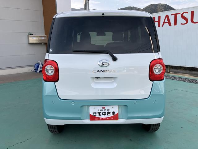 ムーヴキャンバスストライプスＧインテリキー　キーフリー　エアバック　ＡＢＳ（山口県）の中古車