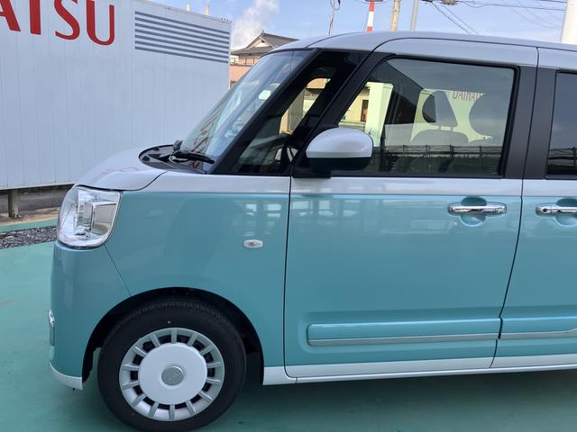 ムーヴキャンバスストライプスＧインテリキー　キーフリー　エアバック　ＡＢＳ（山口県）の中古車