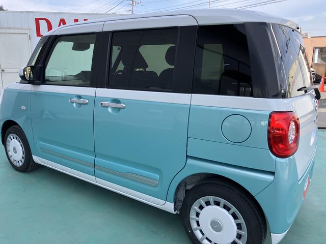 ムーヴキャンバスストライプスＧインテリキー　キーフリー　エアバック　ＡＢＳ（山口県）の中古車