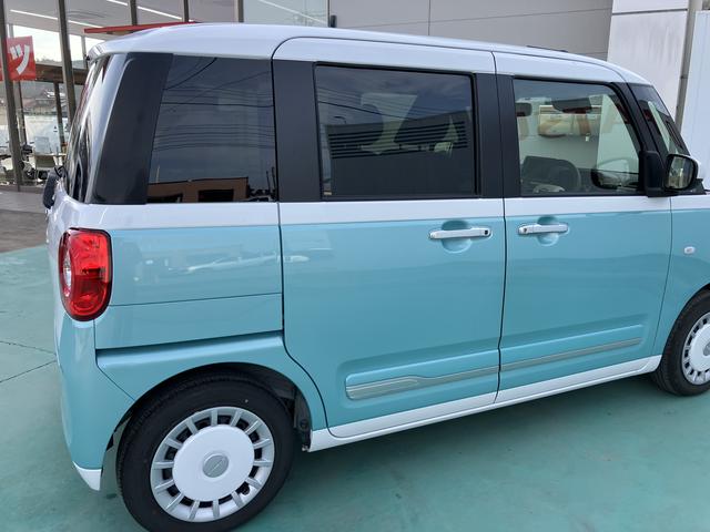 ムーヴキャンバスストライプスＧインテリキー　キーフリー　エアバック　ＡＢＳ（山口県）の中古車