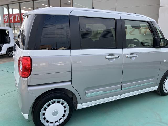 ムーヴキャンバスストライプスＧインテリキー　キーフリー　エアバック　ＡＢＳ（山口県）の中古車