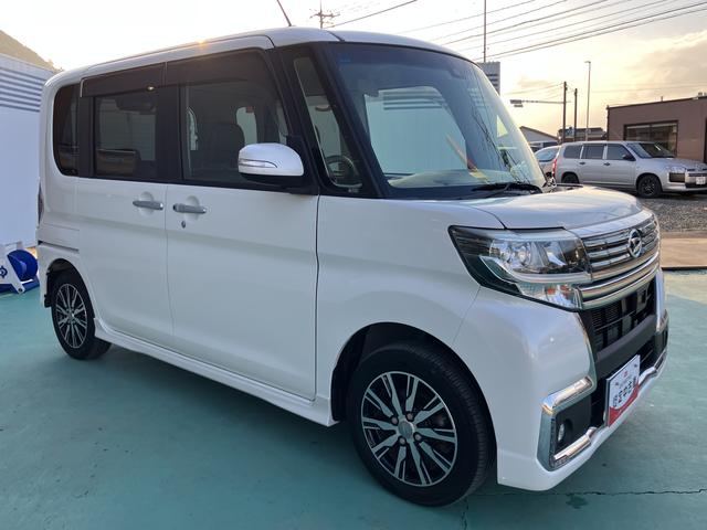 タントカスタムＸ　トップエディションＳＡII１オーナー　ナビ＆ＴＶ　キーフリーシステム　定期点検記録簿　アルミ　ＡＢＳ　スマートキーＰスタート　運転席エアバック（山口県）の中古車