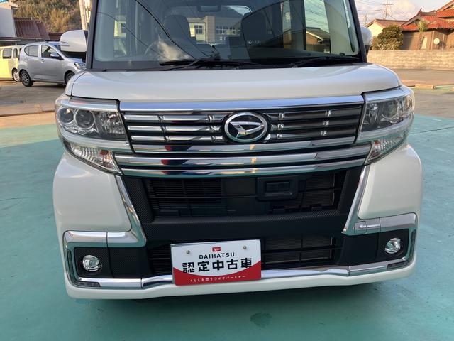 タントカスタムＸ　トップエディションＳＡII１オーナー　ナビ＆ＴＶ　キーフリーシステム　定期点検記録簿　アルミ　ＡＢＳ　スマートキーＰスタート　運転席エアバック（山口県）の中古車