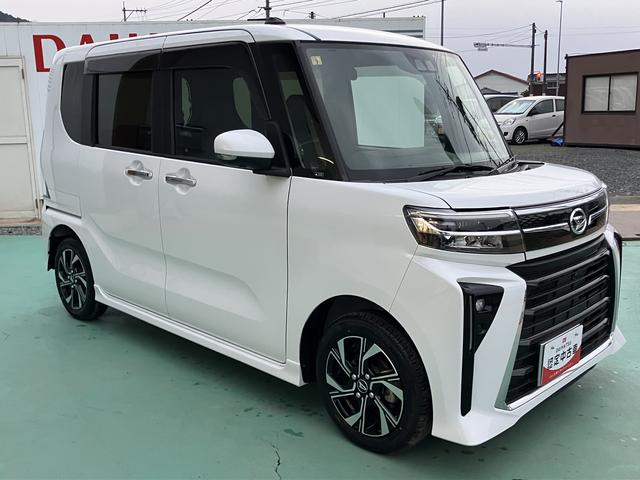 タントカスタムＸ１オーナ　点検記録簿　エアバック付き　キーフリーキー　ナビＴＶ　スマートキー＆プッシュスタート　ＡＢＳ　アルミホイール　禁煙（山口県）の中古車