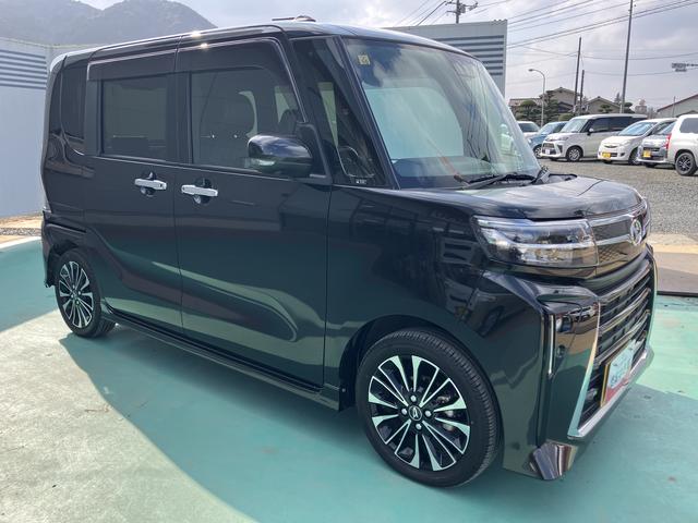 タントカスタムＲＳナビ付き　スマートエントリー　キーフリーキー　１オーナー　ターボ車　アルミホイール　ＡＢＳ　点検記録簿　エアバッグ（山口県）の中古車
