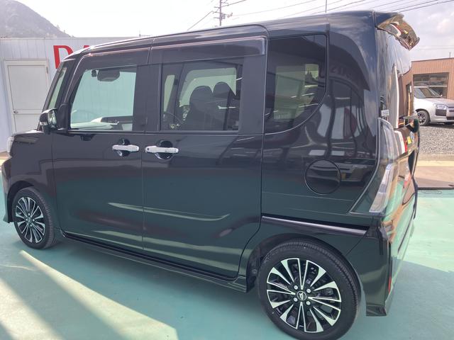 タントカスタムＲＳナビ付き　スマートエントリー　キーフリーキー　１オーナー　ターボ車　アルミホイール　ＡＢＳ　点検記録簿　エアバッグ（山口県）の中古車