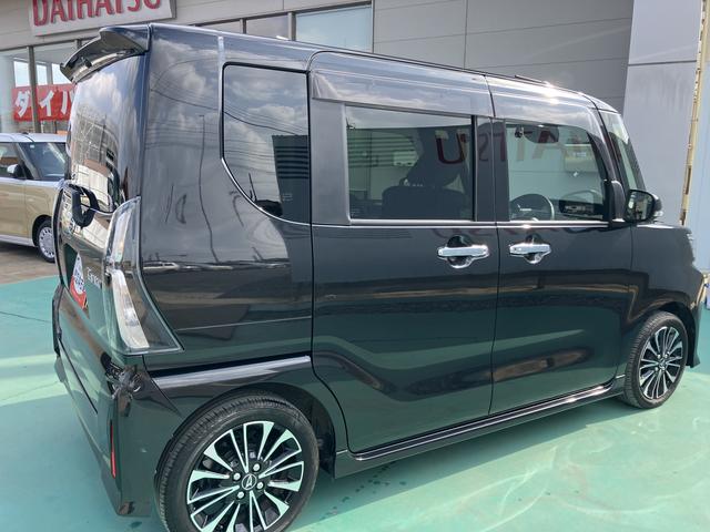 タントカスタムＲＳナビ付き　スマートエントリー　キーフリーキー　１オーナー　ターボ車　アルミホイール　ＡＢＳ　点検記録簿　エアバッグ（山口県）の中古車