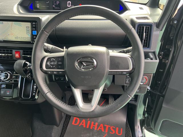 タントカスタムＲＳナビ付き　スマートエントリー　キーフリーキー　１オーナー　ターボ車　アルミホイール　ＡＢＳ　点検記録簿　エアバッグ（山口県）の中古車