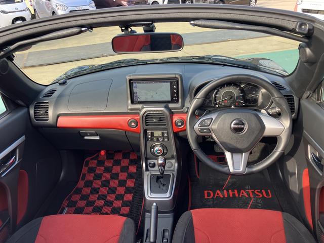 コペンローブ　ＳナビＴＶ　キーレス　ターボ車　ＡＷ　エアバック　ＡＢＳ　スマ−トキー（山口県）の中古車