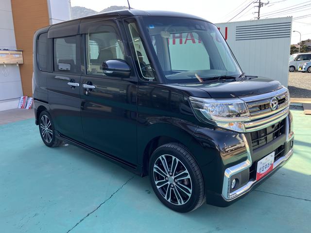 タントカスタムＲＳ　トップエディションＳＡIIIターボモデル　ＡＷ　キーレスエントリー　ワンオーナー　エアバッグ　ＡＢＳ　スマートキー・プッシュスタート（山口県）の中古車