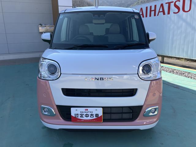 ムーヴキャンバスストライプスＧプッシュスタートスマートキー　キーフリー　運転席エアバック　ＡＢＳ（山口県）の中古車