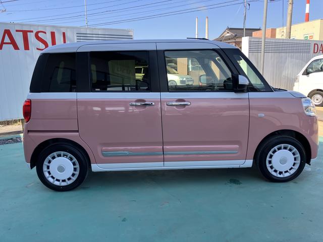 ムーヴキャンバスストライプスＧプッシュスタートスマートキー　キーフリー　運転席エアバック　ＡＢＳ（山口県）の中古車