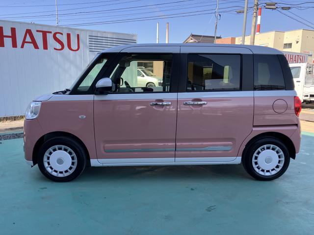 ムーヴキャンバスストライプスＧプッシュスタートスマートキー　キーフリー　運転席エアバック　ＡＢＳ（山口県）の中古車