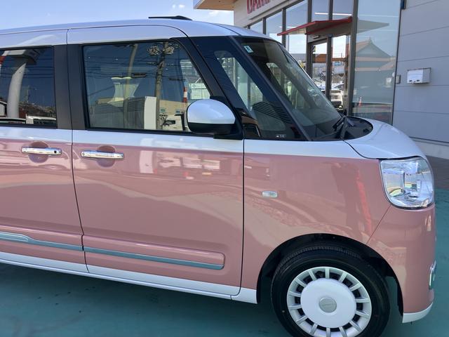 ムーヴキャンバスストライプスＧプッシュスタートスマートキー　キーフリー　運転席エアバック　ＡＢＳ（山口県）の中古車