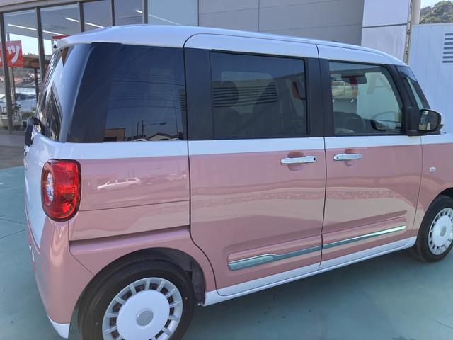 ムーヴキャンバスストライプスＧプッシュスタートスマートキー　キーフリー　運転席エアバック　ＡＢＳ（山口県）の中古車