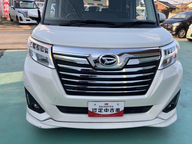 トールカスタムＧ　リミテッド　ＳＡIIIナビＴＶ　ＡＢＳ　スマートキー　エアバッグ　キーレス　アルミホイール　記録簿（山口県）の中古車