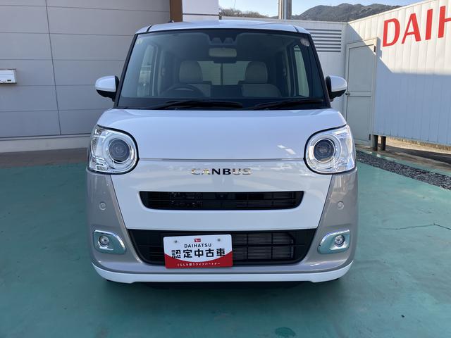 ムーヴキャンバスストライプスGターボスマートキープッシュスタート ターボエンジン キーフリー ABS エアバック(山口県)の中古車