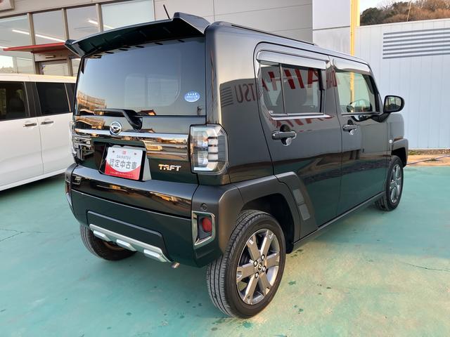 タフトGターボキーレスエントリ パノラマルーフ ターボエンジン ETC エアバック スマートキー 1オーナー ナビTV ABS アルミホイール 4WD車(山口県)の中古車