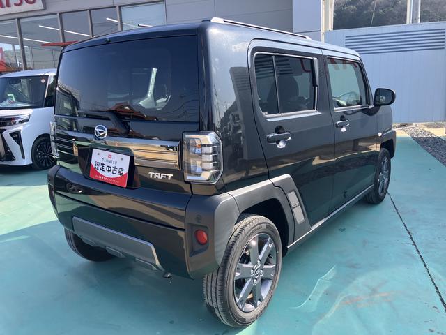 タフトＧターボ　ダーククロムベンチャーキーフリーシステム　ターボエンジン　ムーンルーフ　ＡＢＳ　エアバック　アルミ　スマートキー（山口県）の中古車