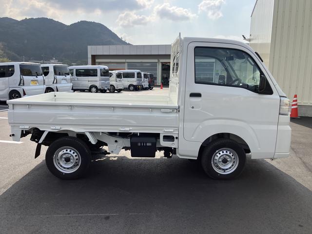 ハイゼットトラックスタンダードシングルエアバッグ エアコン付 パワステ ABS 4wd(山口県)の中古車