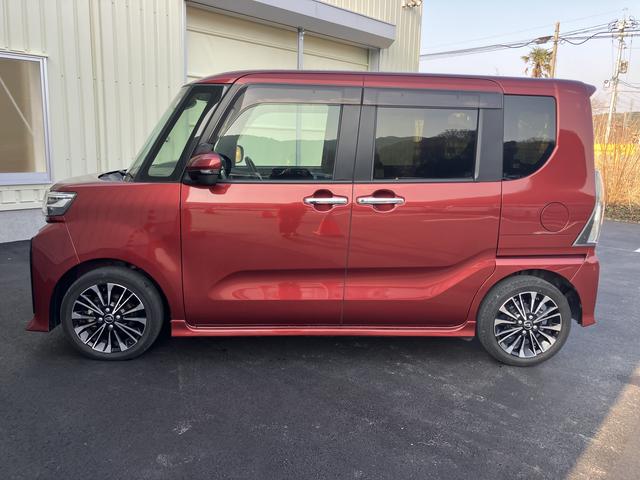 タントカスタムRSターボ スマートキープッシュスタート キーフリーキー 1オーナー アルミホイール ABS エアバック(山口県)の中古車