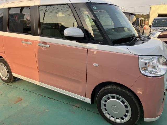 ムーヴキャンバスストライプスＸプッシュスタートスマートキー　キーフリーシステム　ＡＢＳ　エアバック（山口県）の中古車