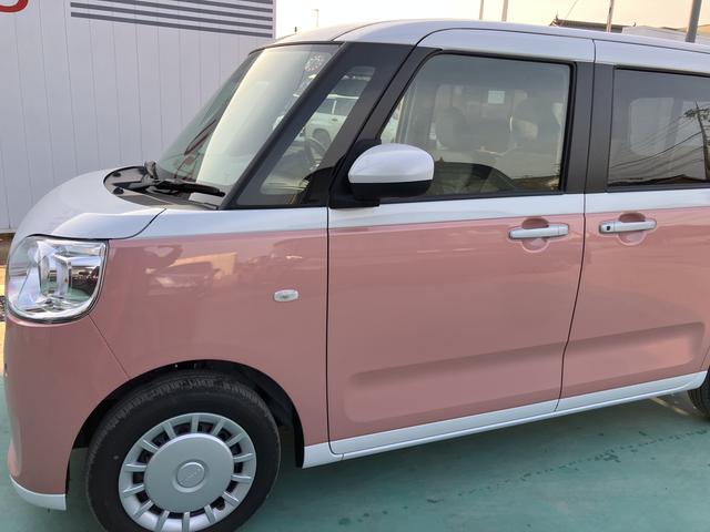 ムーヴキャンバスストライプスＸプッシュスタートスマートキー　キーフリーシステム　ＡＢＳ　エアバック（山口県）の中古車