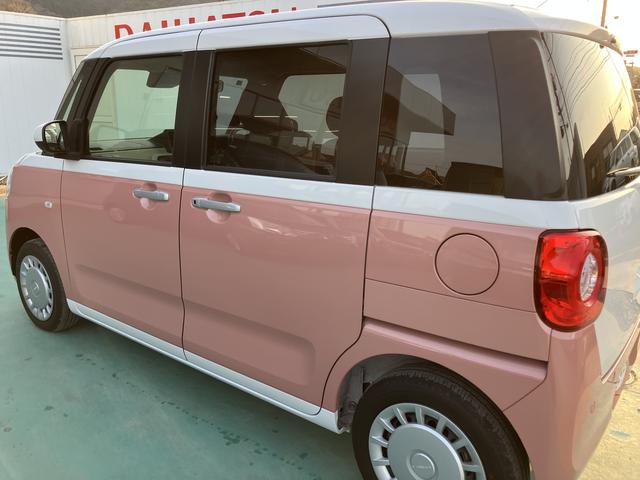 ムーヴキャンバスストライプスＸプッシュスタートスマートキー　キーフリーシステム　ＡＢＳ　エアバック（山口県）の中古車